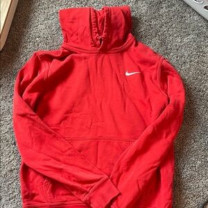 Nike Crimson Pullover with White Swoosh